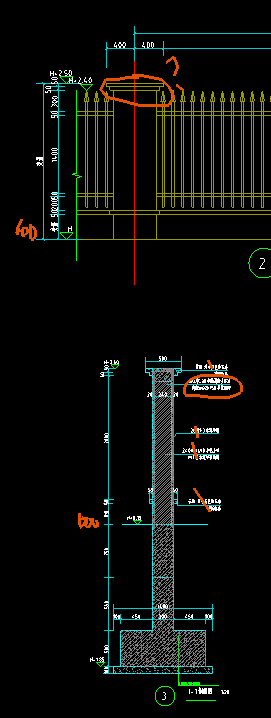 请问这部分在柱子上的压顶怎么画出来呀