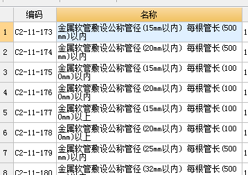 金属软管套什么清单