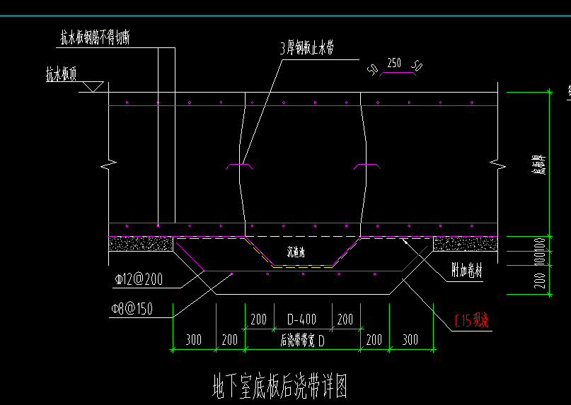 請問這種後澆帶在軟件中怎麼處理