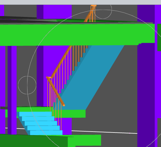 我这边楼梯怎么对调啊图纸上是短跑的在右边长跑的在左边我用镜像也不