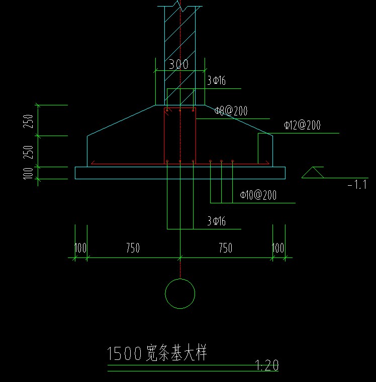 首层底标高