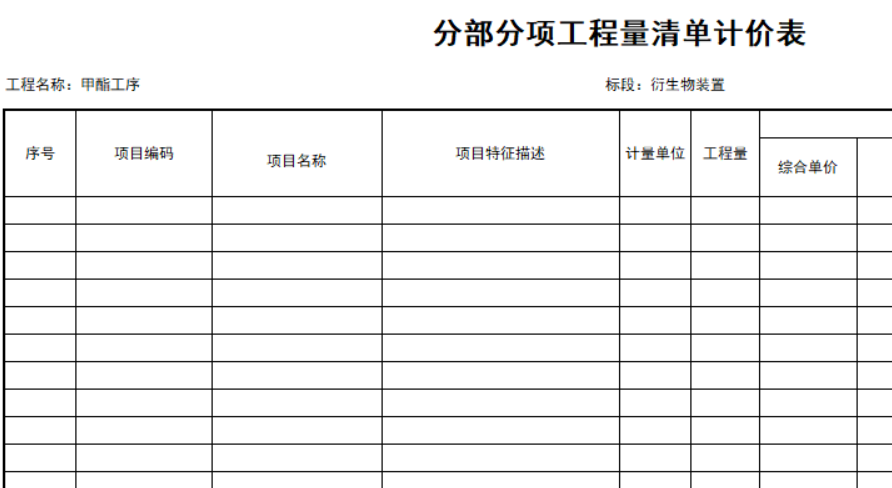 清单编码