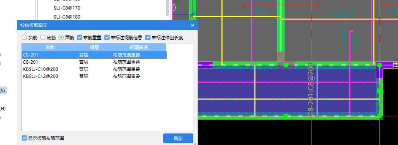 受力筋布置