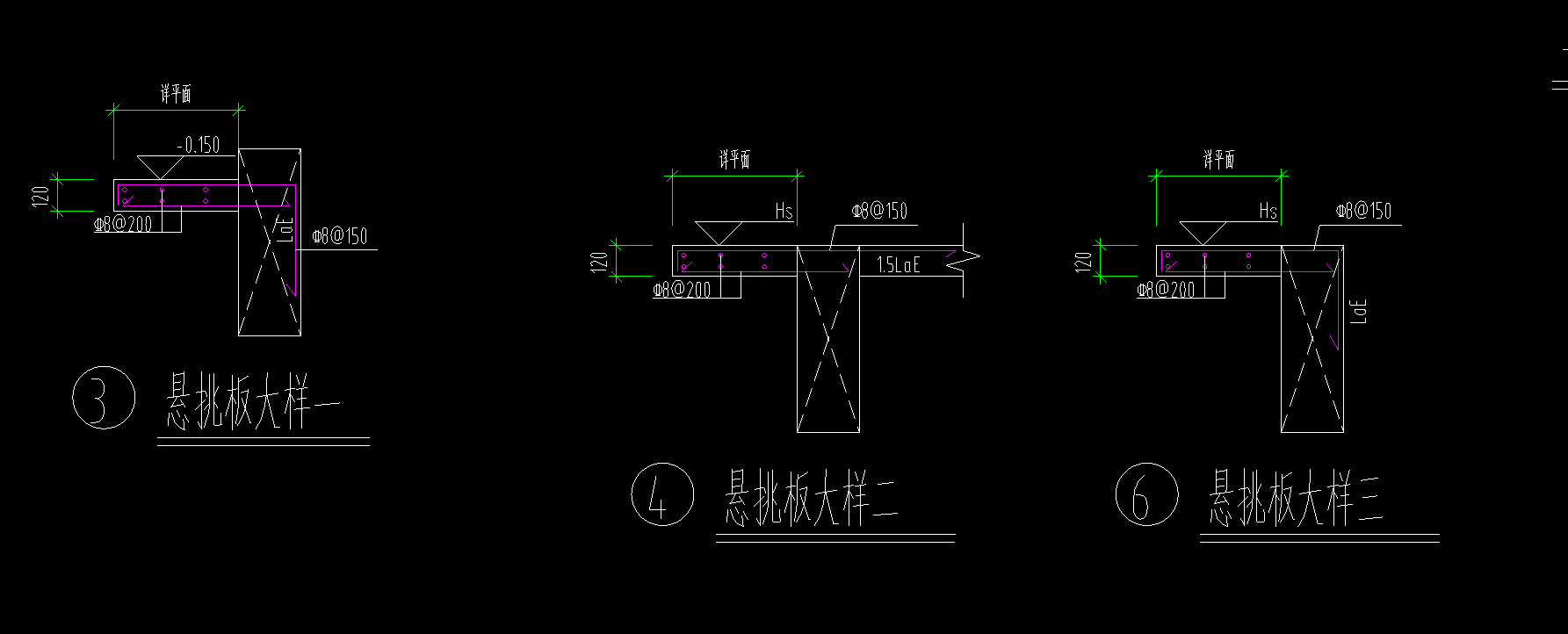 懸挑板的鋼筋往牆或梁裡錨固,怎麼設置方便?