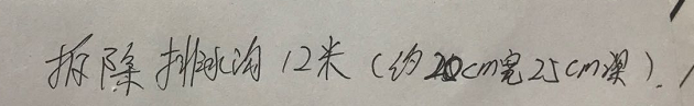 拆除排水沟套什么定额