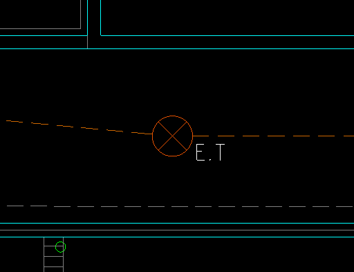 请问各位老师应急吸顶灯图例旁的字母t是表示什么如图