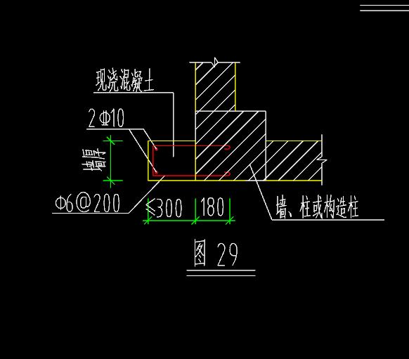 框柱