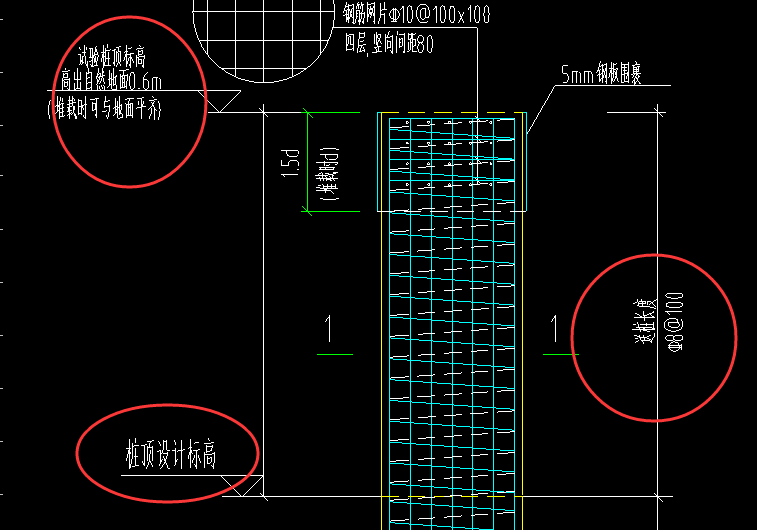 试验桩顶标高高出06