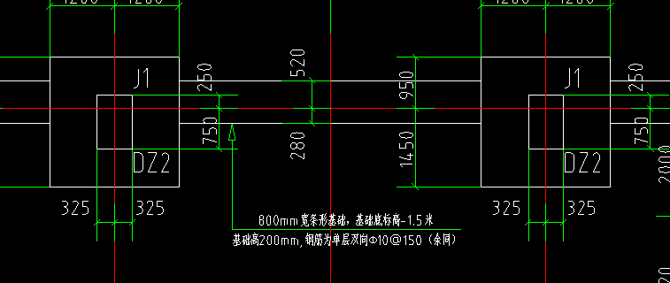 单层双向钢筋图纸图片