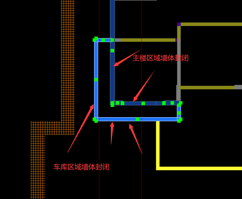 没有封闭