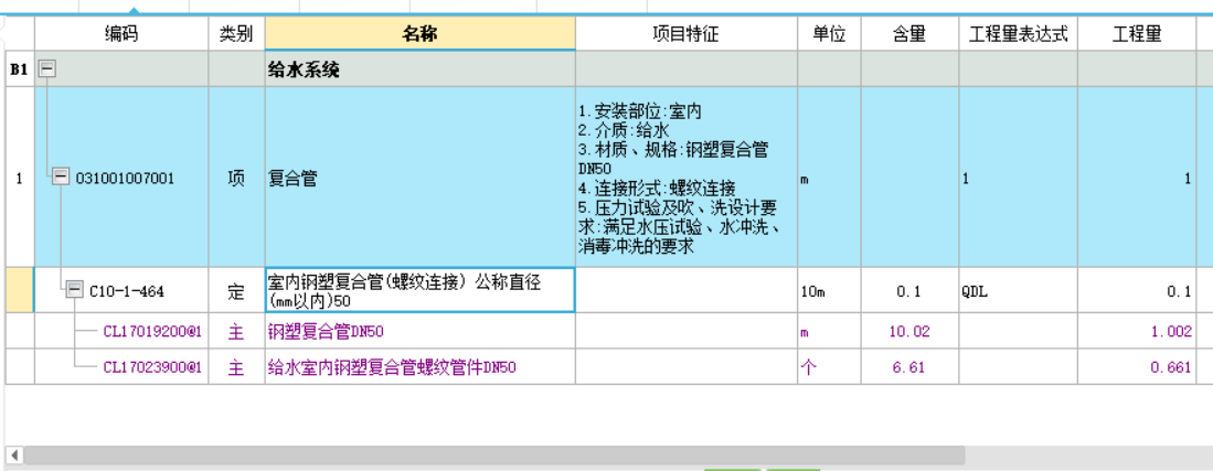 规格型号