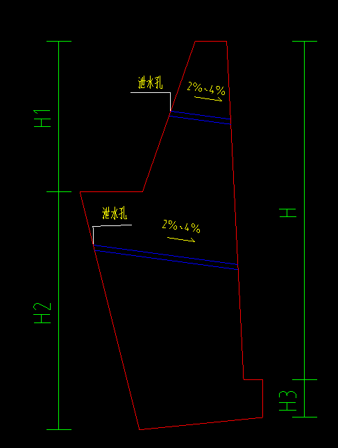 请问各位老师,这个挡土墙泄水管怎么手算呀?