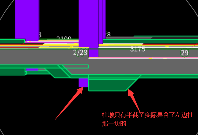 筏板变截面