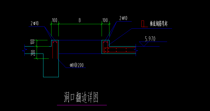 绘制板时遇到洞口翻边在软件里如何处理
