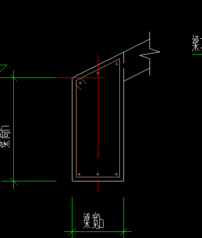 老师,如何把楼面梁斜过来?因为是坡屋面