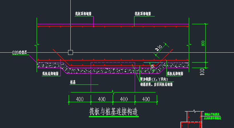 桩筏基础示意图图片