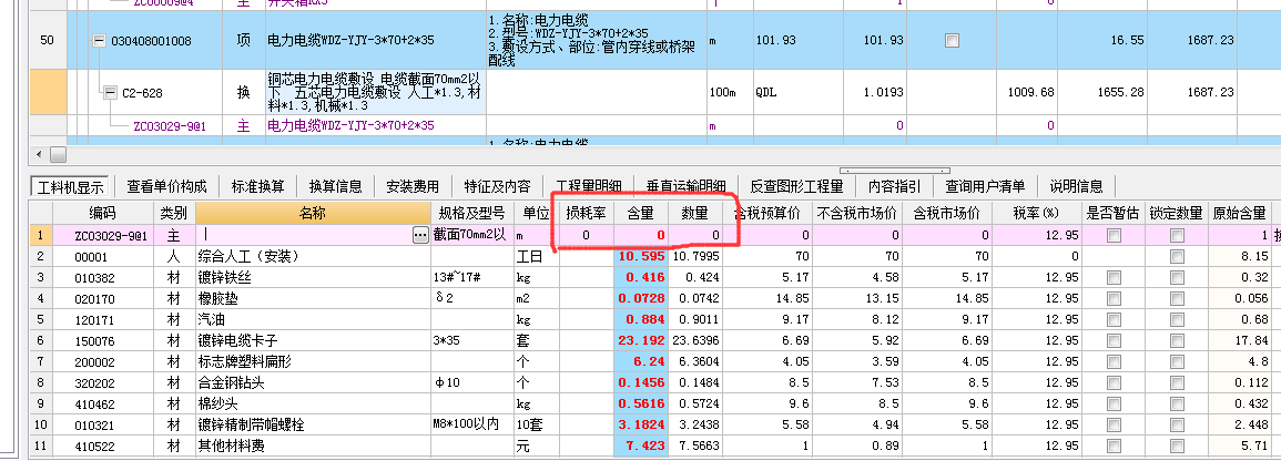 损耗率