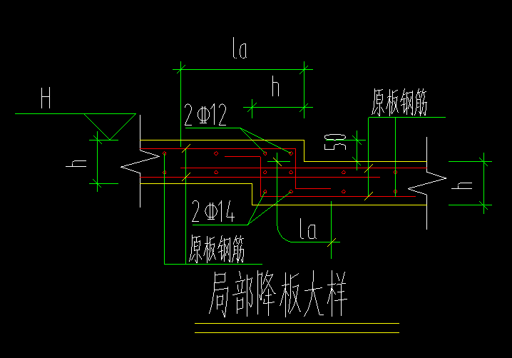 标高不同