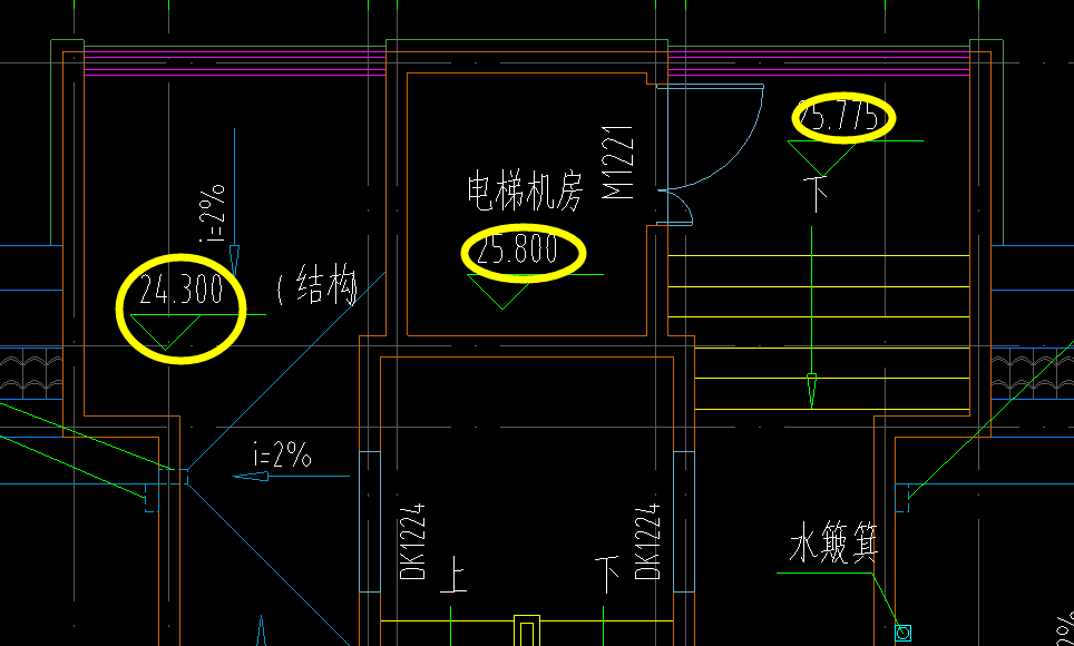 建築圖表示的標高是什麼牆嘛