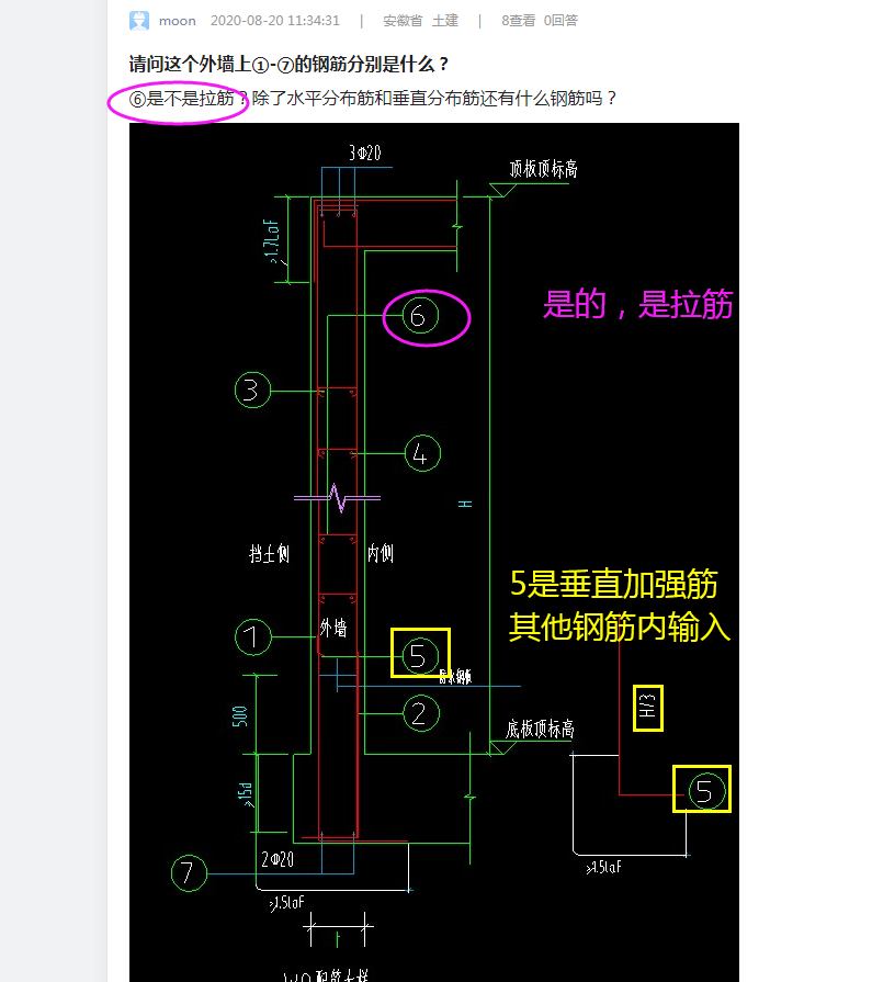 分布筋