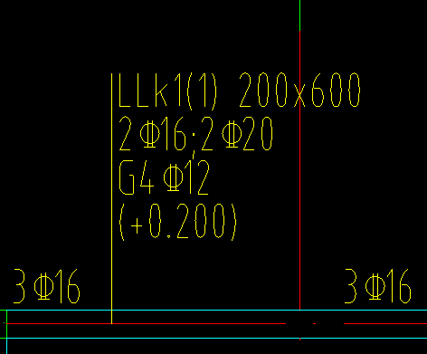 llk中的侧面纵筋g4c12下的0200是什么意思