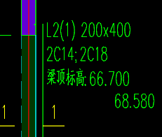 顶标高