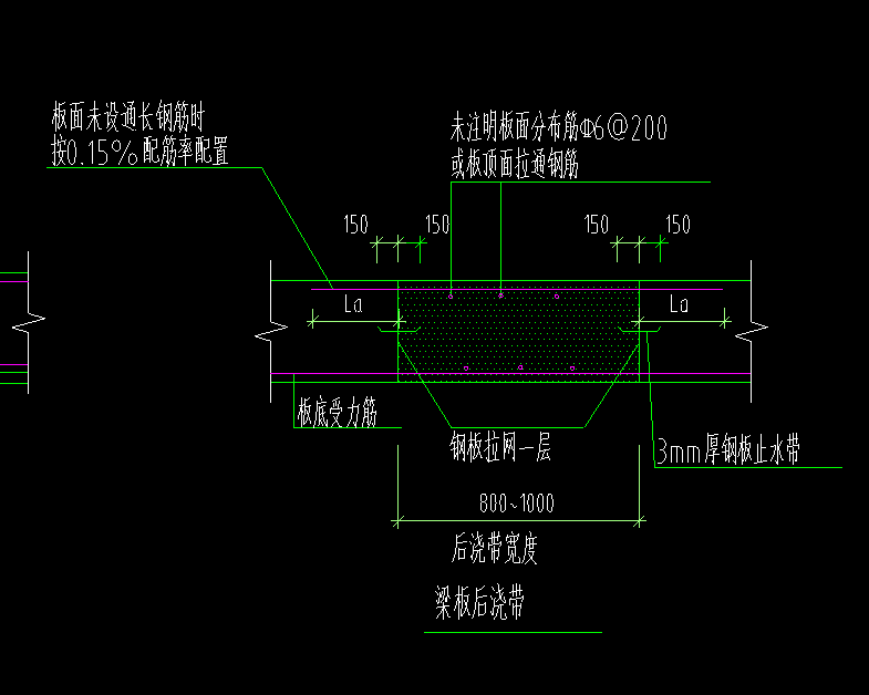 通长钢筋