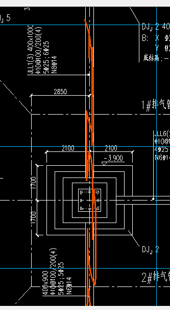 通长钢筋