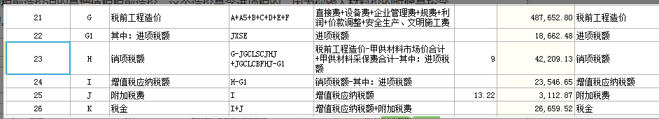 税前工程造价