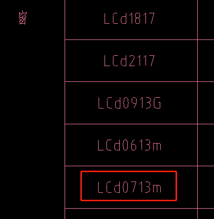 LCd0713m是什么意思,和LCd0713有什么