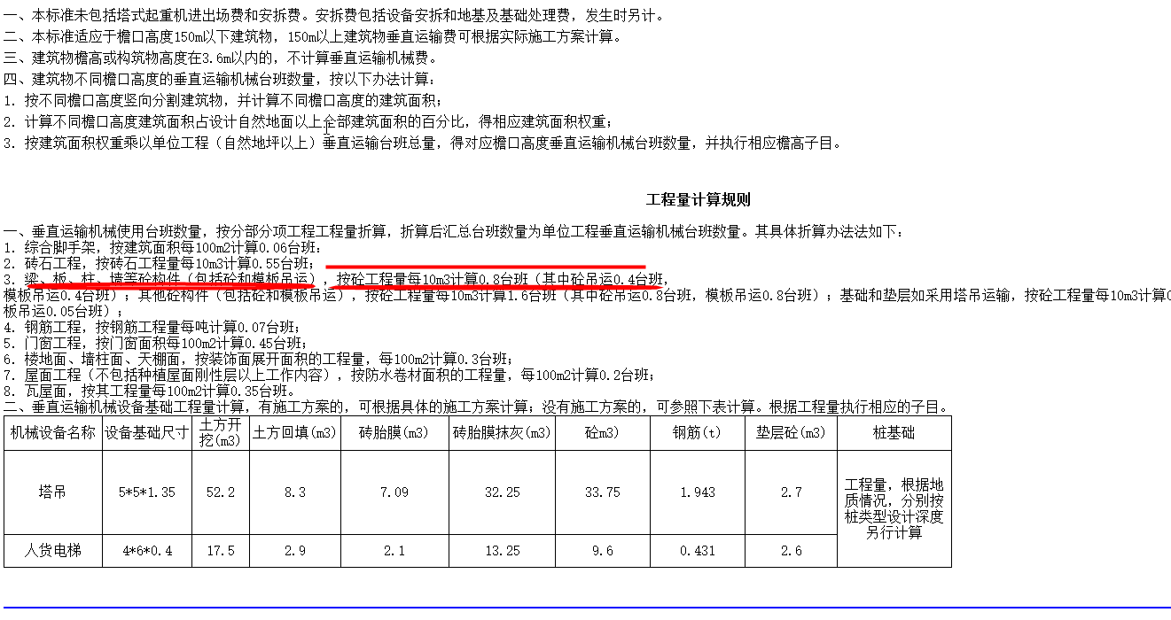 体积工程量