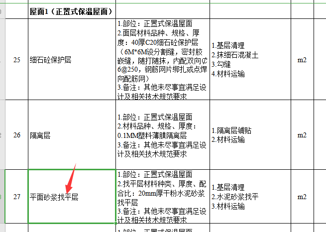 找平层