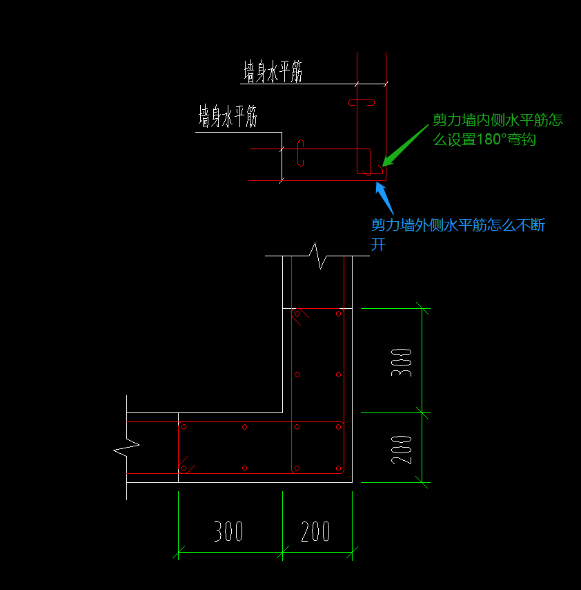 外侧水平筋