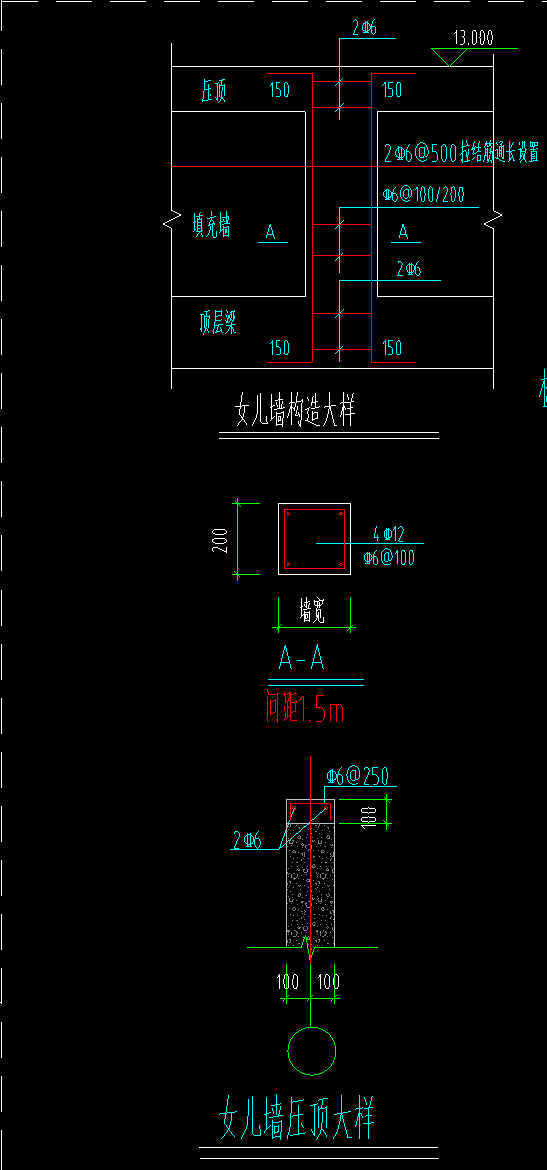 直筋