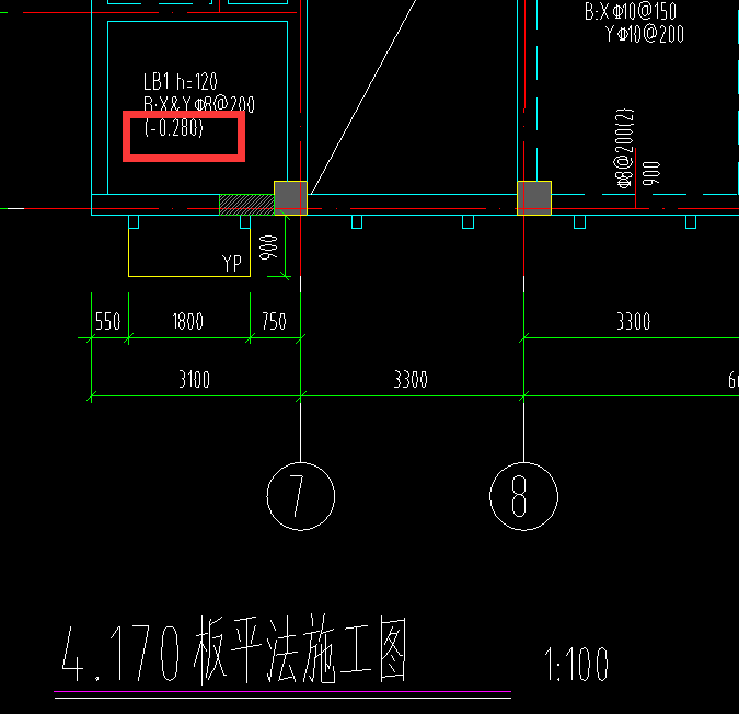 板平法钢筋标注