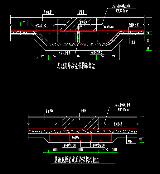如图温度后浇带是否就是伸缩后浇带