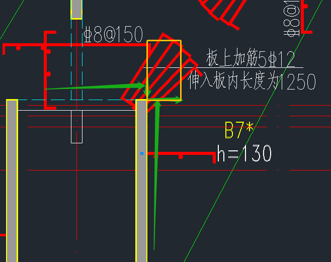 角部放射筋