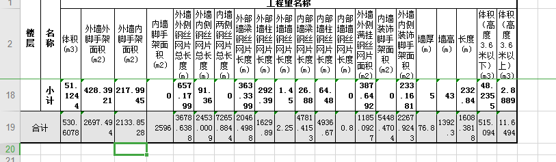 外墙内脚手架