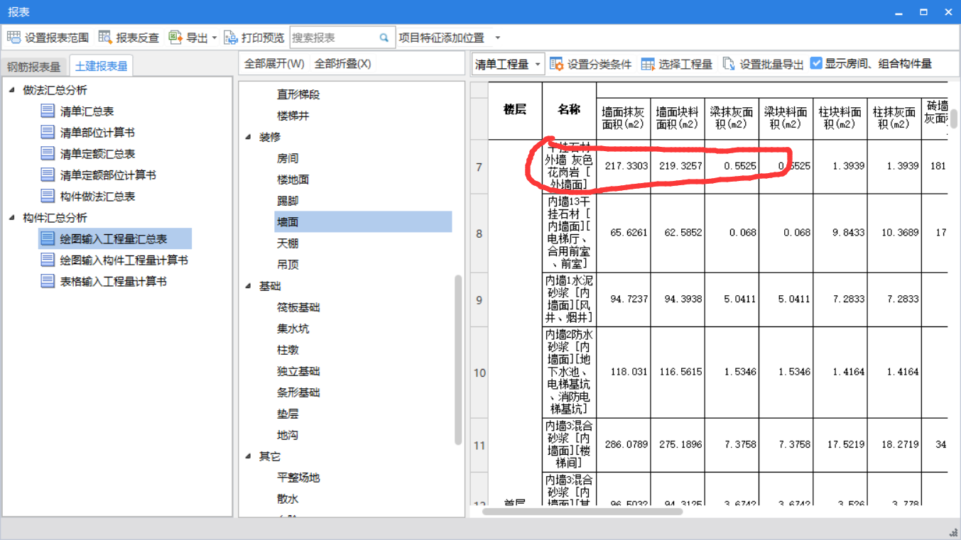 程量表达式