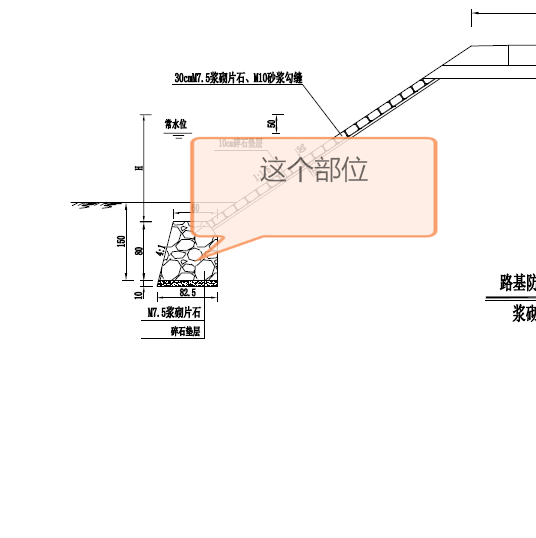 浆砌片石护坡