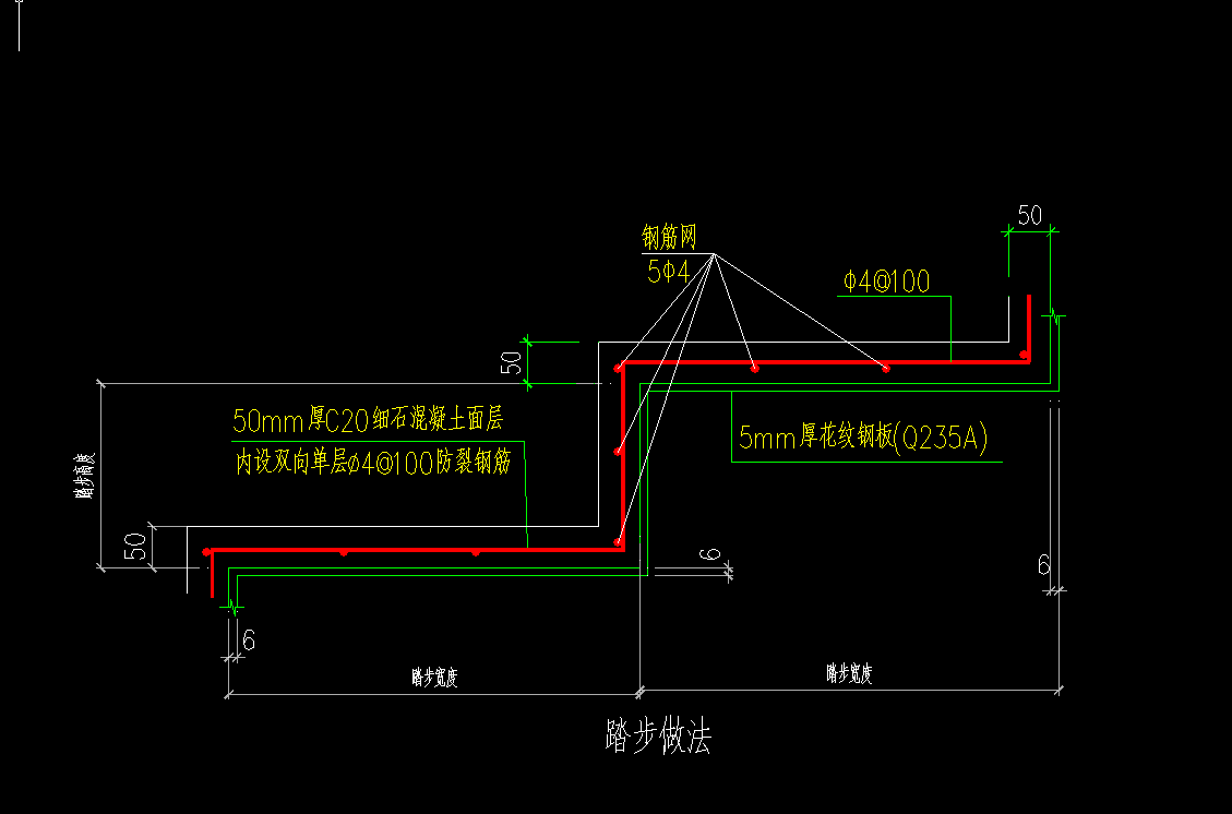 楼梯的钢筋