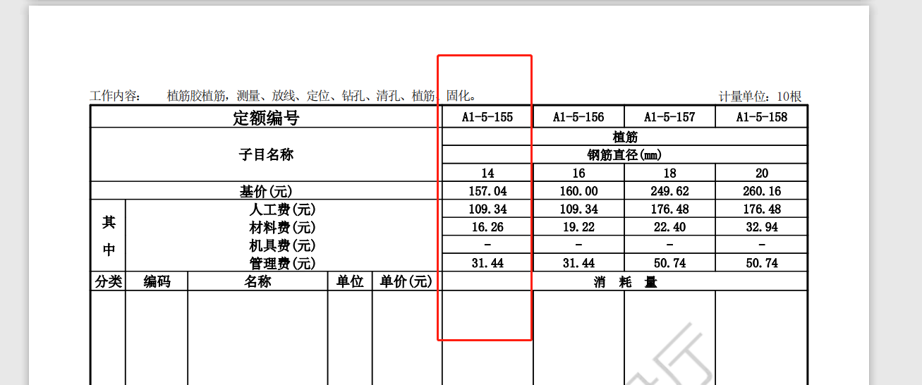 套什么定额