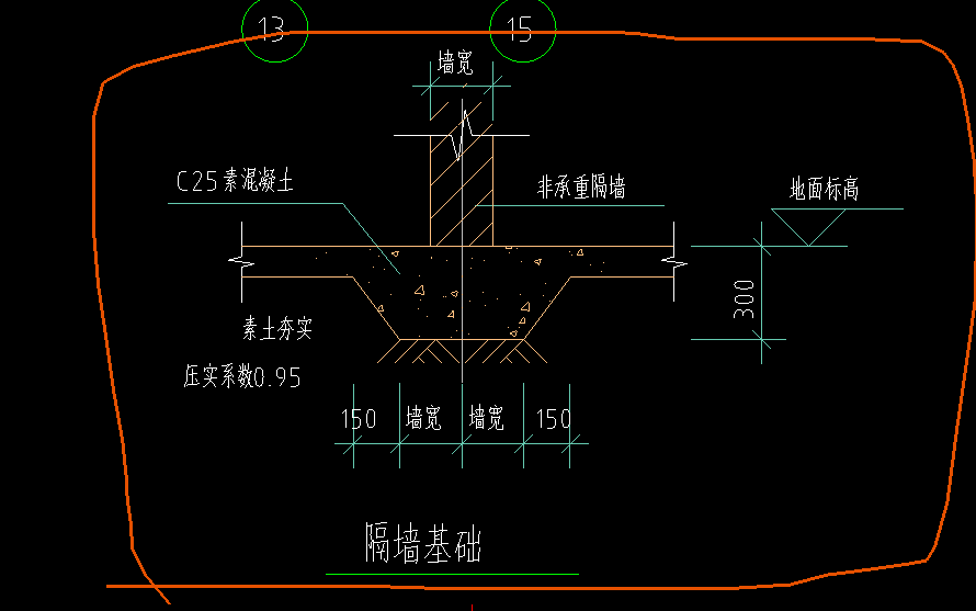 隔墙基础