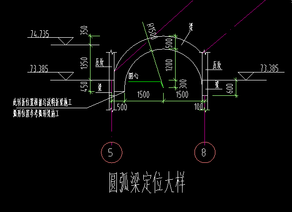 圆弧梁