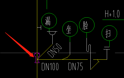 支管高度