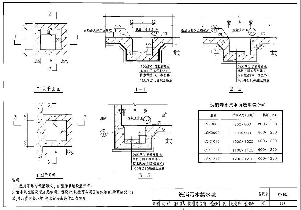 求圖集07fg02110頁與111頁內容截圖