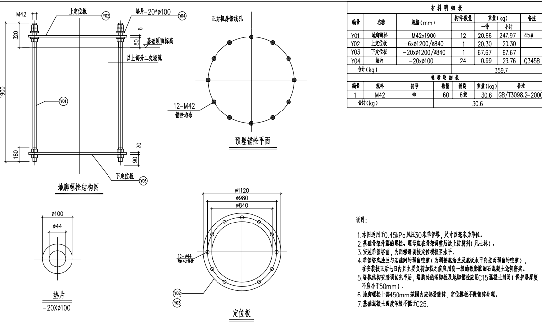 铁塔30m单管塔基础桩怎么套定额项目求具体点或案例