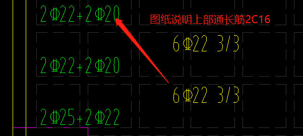 上部通长