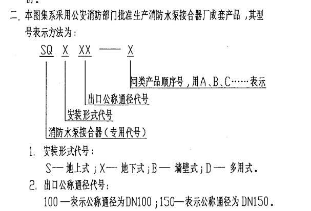 sqx100a水泵接合器是哪個拼音的首字母