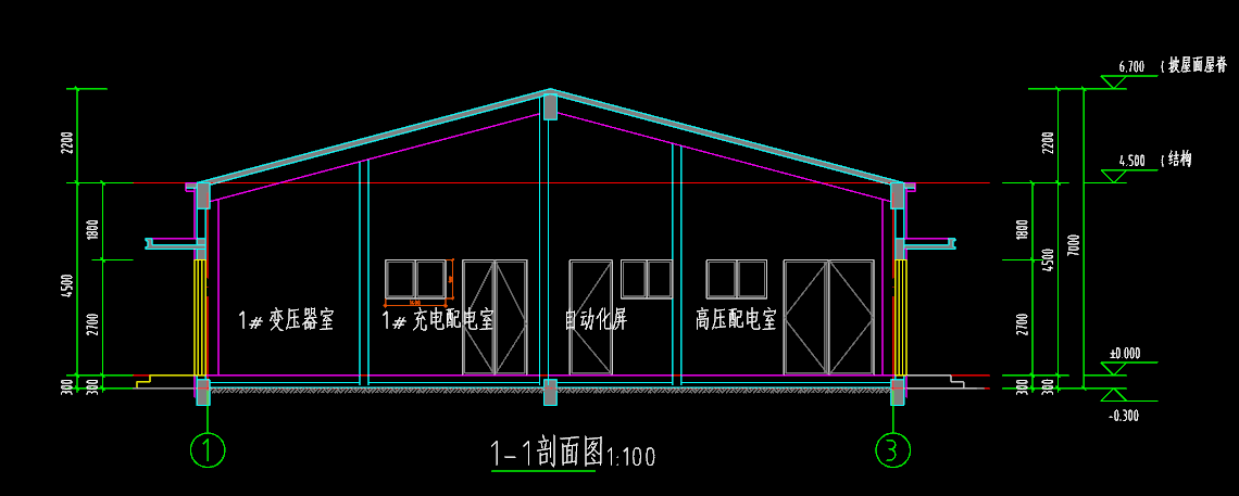 顶板顶标高